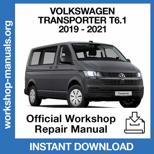 Volkswagen Transporter T6.1 (2019-2021) Official Workshop Repair Manual