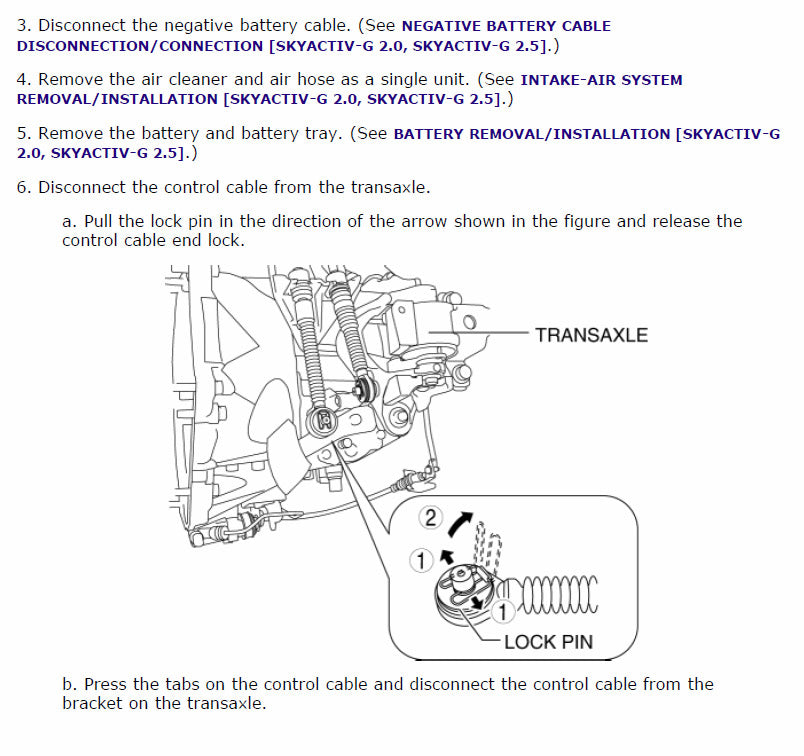 Mazda 3 (2013-2018) Official Workshop Repair Manual