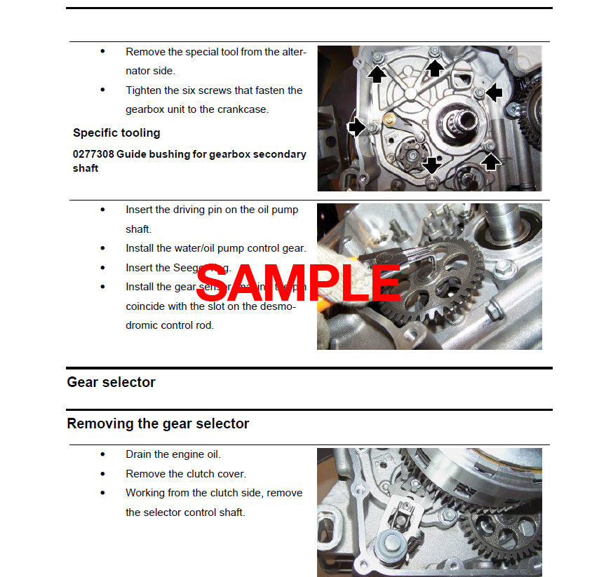 Aprilia V990 Engine Official Workshop Repair Manual