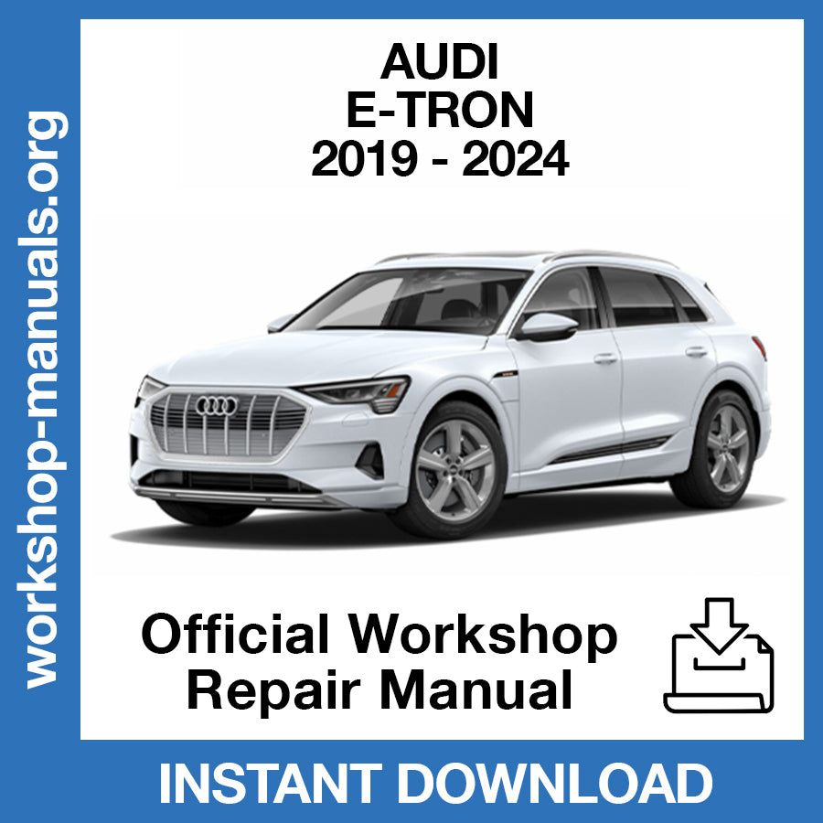Audi e-tron (2019-2024) Official Workshop Repair Manual