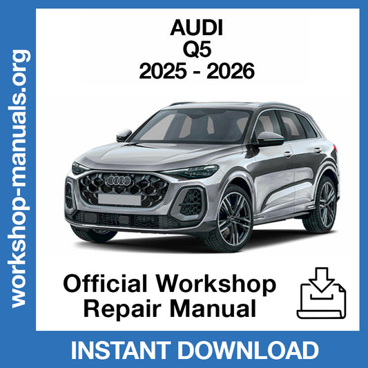 Audi Q5 (2025-2026) Official Workshop Repair Manual