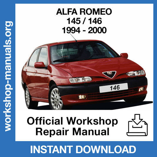 Alfa Romeo 145 - 146 (1994-2000) Official Workshop Repair Manual