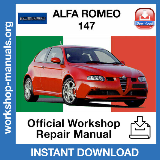 Alfa Romeo 147 (eLEARN) Official Workshop Repair Manual