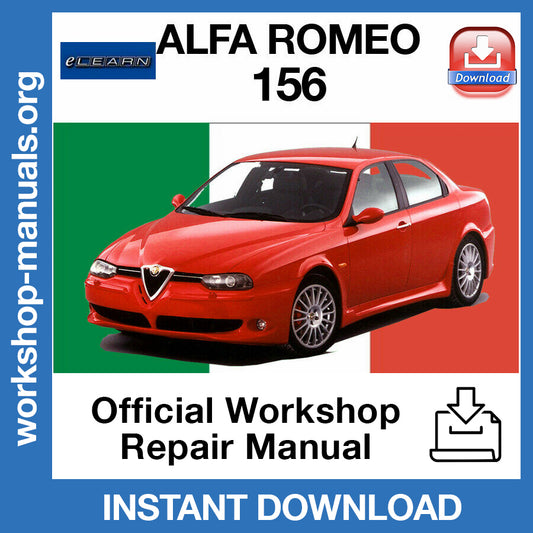 Alfa Romeo 156 (eLEARN) Official Workshop Repair Manual
