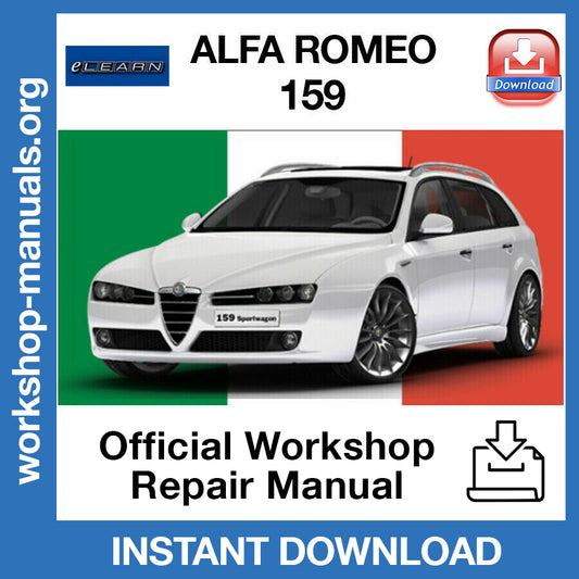 Alfa Romeo 159 (eLEARN) Official Workshop Repair Manual