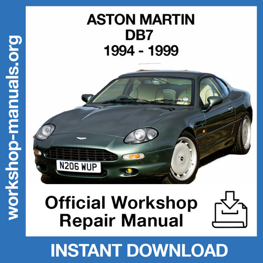 Aston Martin DB7 (1994-1999) Official Workshop Repair Manual