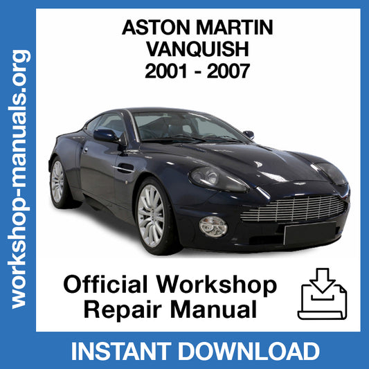 Aston Martin Vanquish (2001-2007) Official Workshop Repair Manual