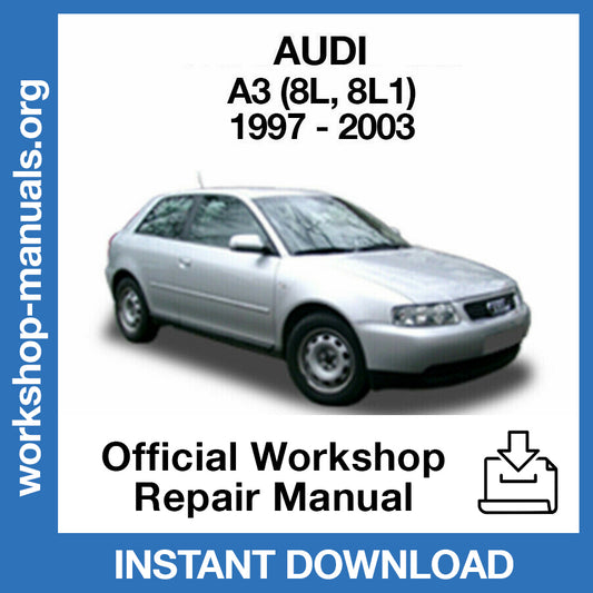 Audi A3 (1997-2008) Official Workshop Repair Manual