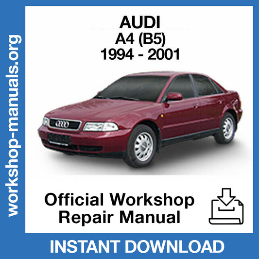 Audi A4 B5 (1994-2001) Official Workshop Repair Manual