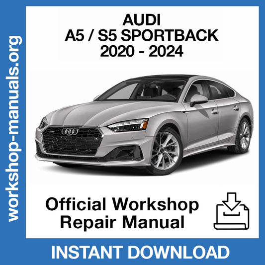 Audi A5 S5 Sportback (2020-2024) Official Workshop Repair Manual