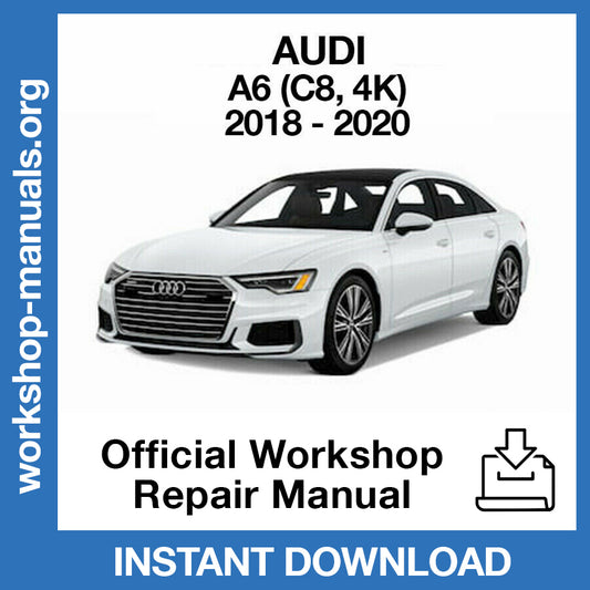 Audi A6 (2018-2020) Official Workshop Repair Manual