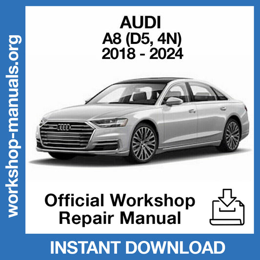 Audi A8 (2018-2024) Official Workshop Repair Manual