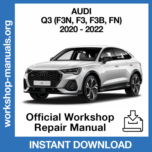 Audi Q3 (2018-2022) Official Workshop Repair Manual