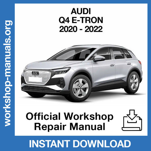 Audi Q4 e-tron (2020-2022) Official Workshop Repair Manual