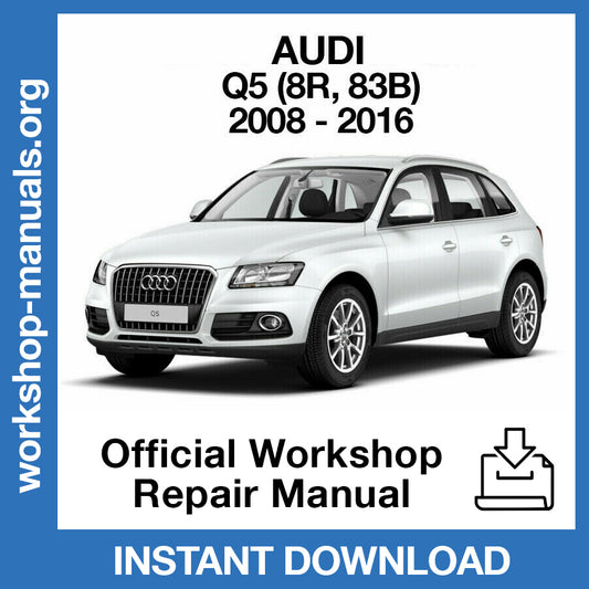 Audi Q5 (2008-2016) Official Workshop Repair Manual