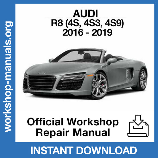 Audi R8 (2016-2019) Official Workshop Repair Manual
