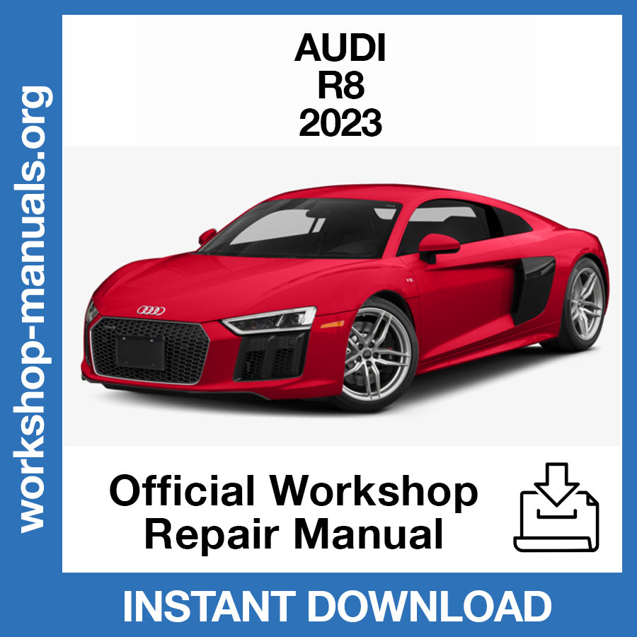Audi R8 (2023) Official Workshop Repair Manual