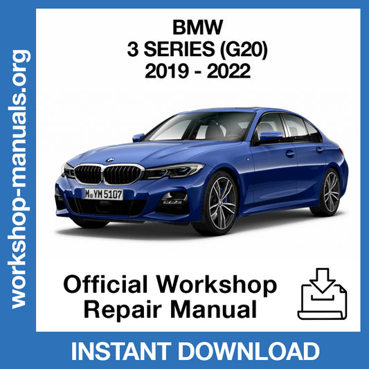 BMW 3 Series G20 (2019-2022) Official Workshop Repair Manual