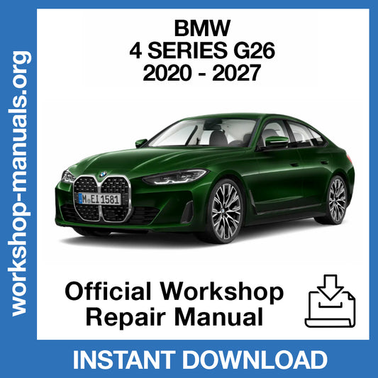 BMW 4 Series Gran Coupe G26 (2020-2027) Official Workshop Repair Manual