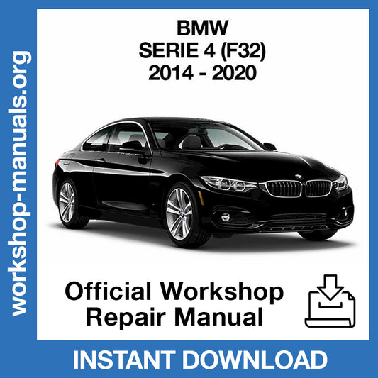 BMW 4 Series F32 435d (2014-2020) Official Workshop Repair Manual