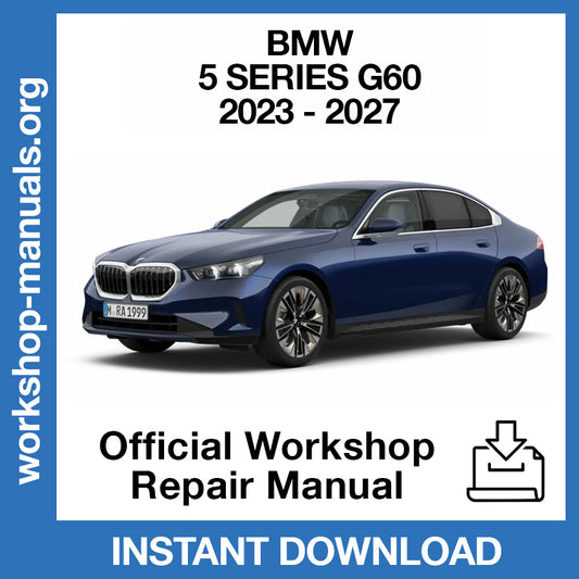 BMW 5 Series G60 (2023-2027) Official Workshop Repair Manual