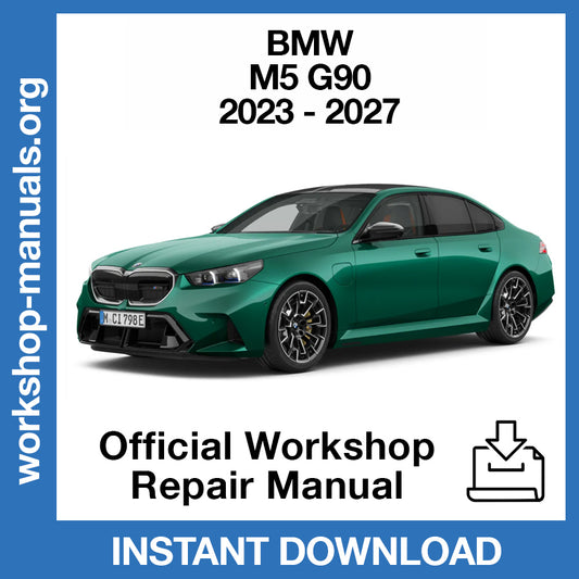 BMW M5 G90 (2023-2027) Official Workshop Repair Manual
