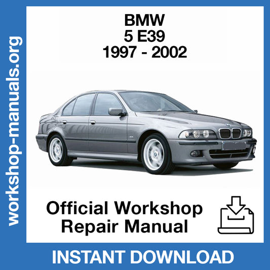 BMW 5 Series E39 (1997-2002) Official Workshop Repair Manual