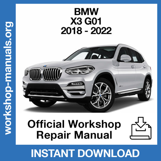 BMW X3 G01 (2018-2022) Official Workshop Repair Manual
