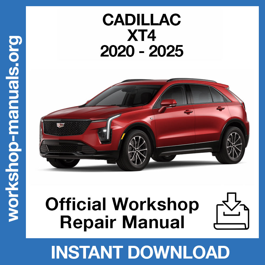 Cadillac XT4 (2020-2025) Official Workshop Repair Manual