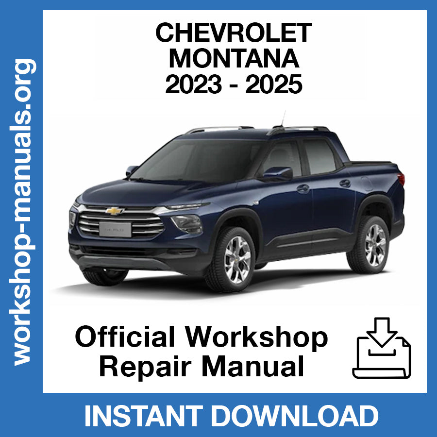 Chevrolet Montana (2023-2025) Official Workshop Repair Manual