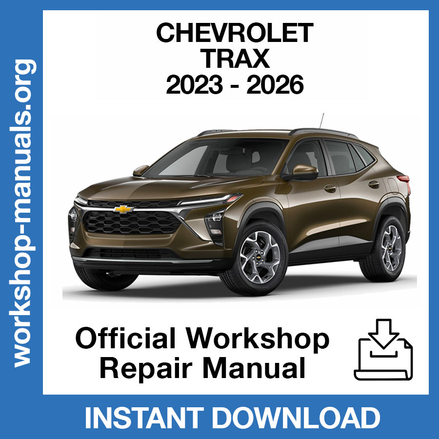 Chevrolet Trax (2023-2026) Official Workshop Repair Manual