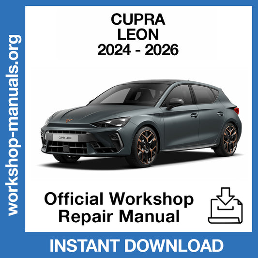 Cupra Leon (2024-2026) Official Workshop Repair Manual