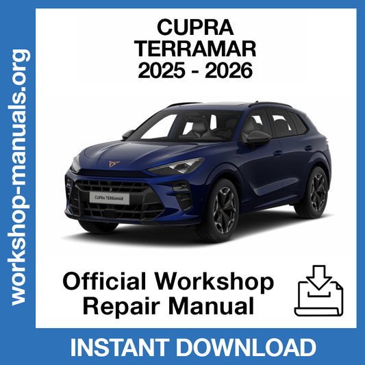 Cupra Terramar (2025-2026) Official Workshop Repair Manual
