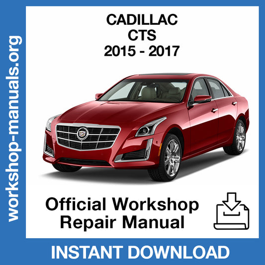 Cadillac CTS (2014-2017) Official Workshop Repair Manual