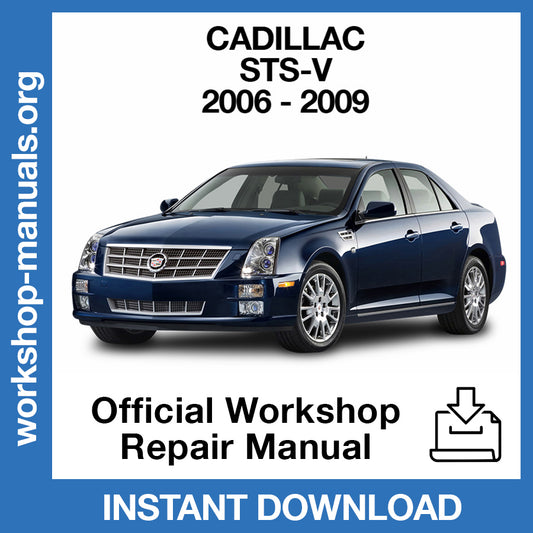 Cadillac STS-V (2006-2009) Official Workshop Repair Manual