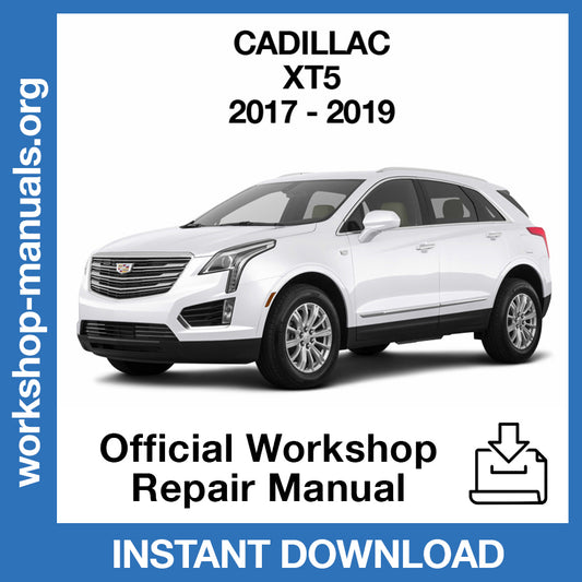 Cadillac XT5 (2017-2019) Official Workshop Repair Manual