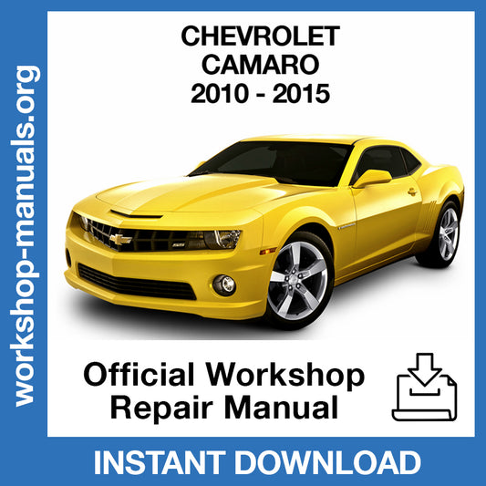 Chevrolet Camaro (2010-2015) Official Workshop Repair Manual