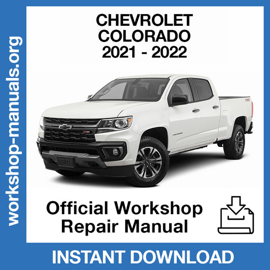 Chevrolet Colorado (2021-2022) Official Workshop Repair Manual