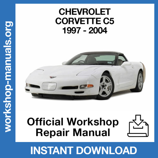 Chevrolet Corvette C5 (1997-2004) Official Workshop Repair Manual