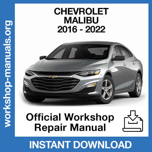 Chevrolet Malibu (2016-2022) Official Workshop Repair Manual