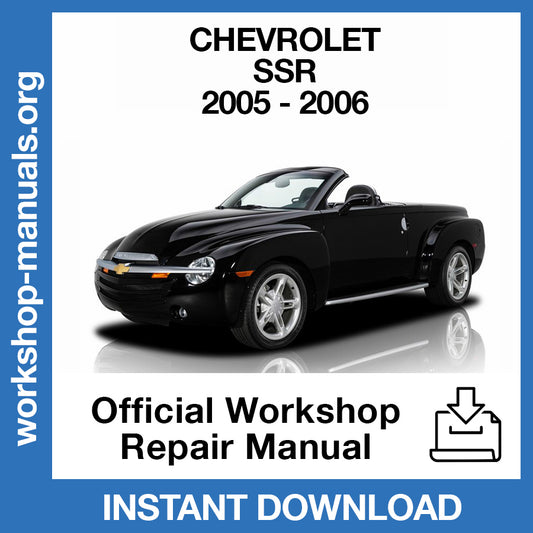 Chevrolet SSR (2005-2006) Official Workshop Repair Manual