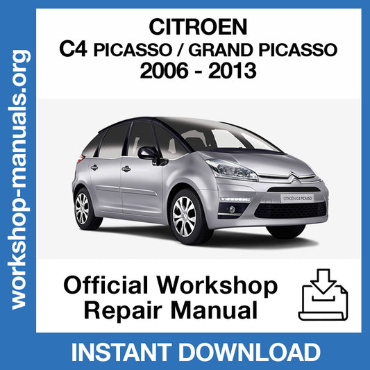 Citroen C4 Picasso (2006-2013) Official Workshop Repair Manual