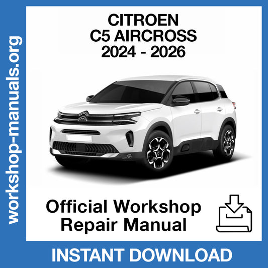 Citroen C5 Aircross (2024-2026) Official Workshop Repair Manual