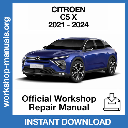Citroen C5 X (2021-2024) Official Workshop Repair Manual