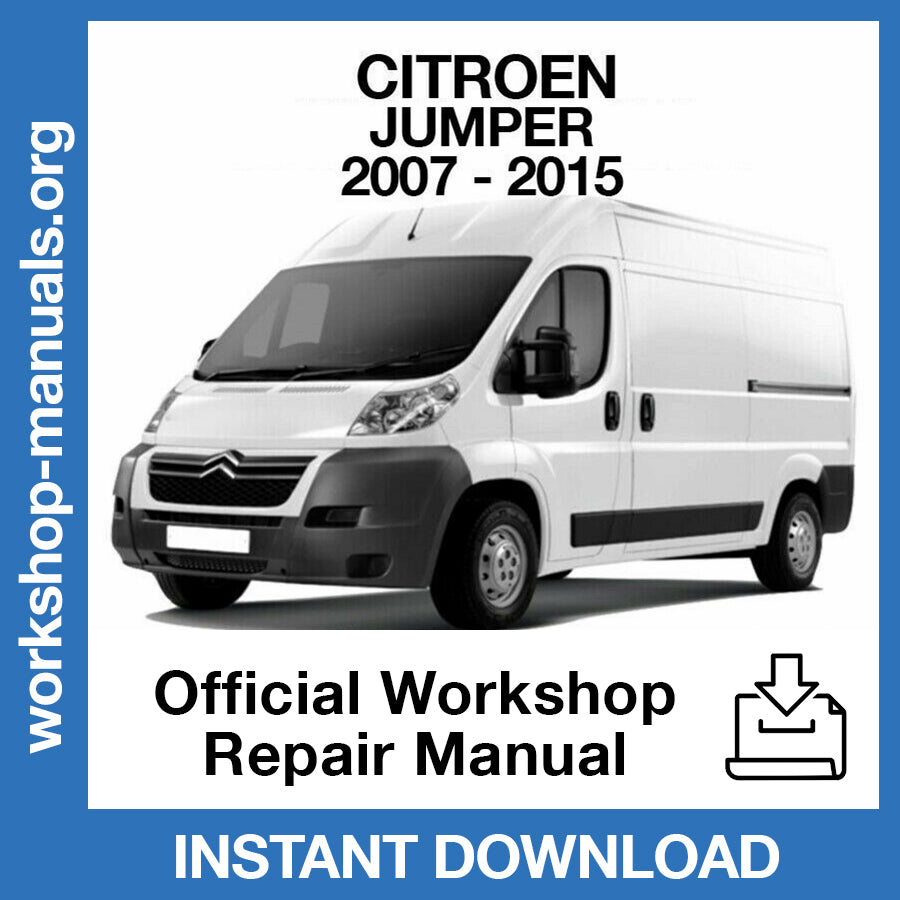 Citroen Jumper (2007-2015) Official Workshop Repair Manual