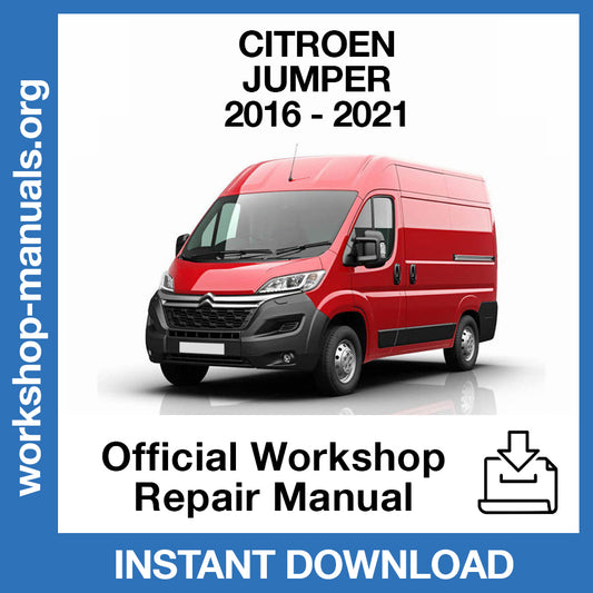 Citroen Jumper (2016-2021) Official Workshop Repair Manual