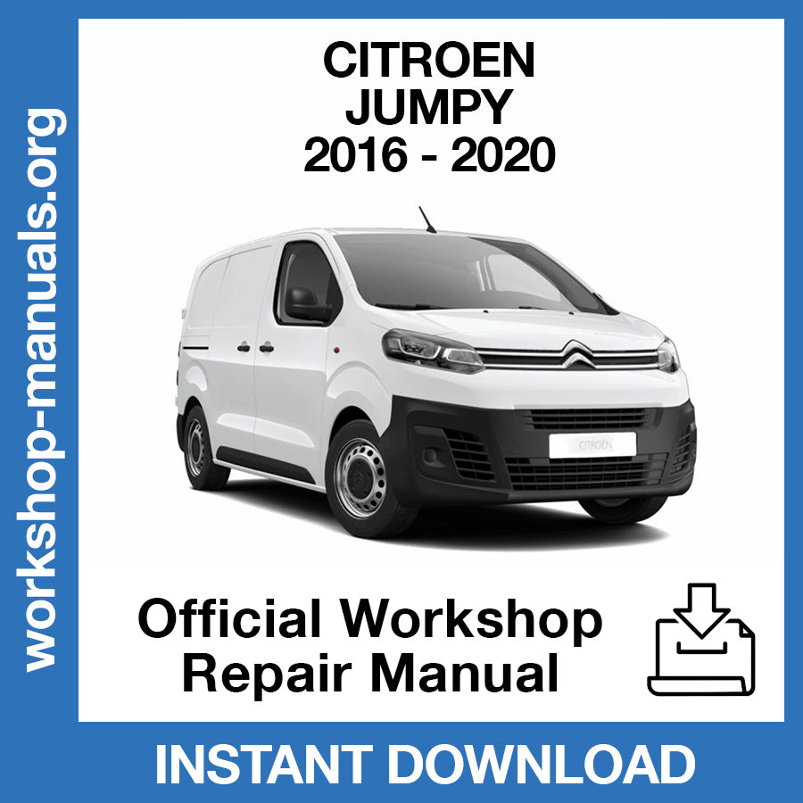Citroen Jumpy (2016-2020) Official Workshop Repair Manual