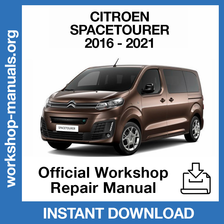 Citroen Spacetourer (2016-2021) Official Workshop Repair Manual