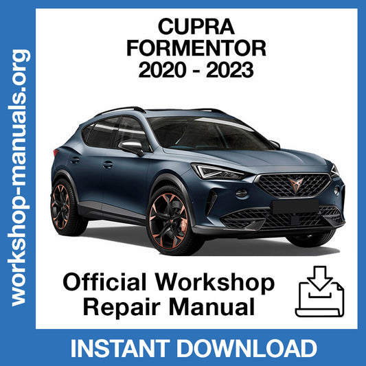 Cupra Formentor (2020-2023) Official Workshop Repair Manual