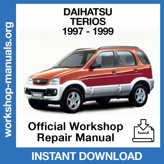 Daihatsu Terios J100 (1997-1999) Official Workshop Repair Manual